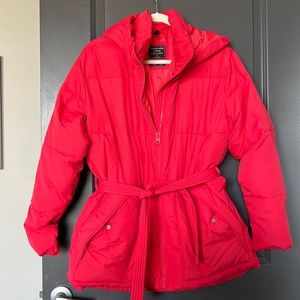 Abercrombie & Fitch Mid Length Puffer
